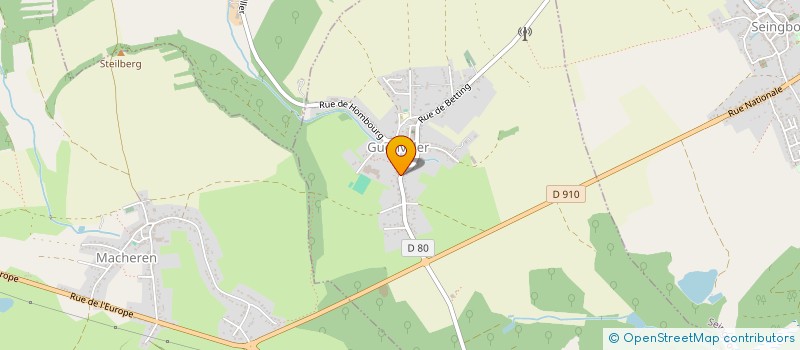 localisation de l'entreprise GROUPEMENT FONCIER RURAL DE LA FERME DE GUENVILLER  GUENVILLER