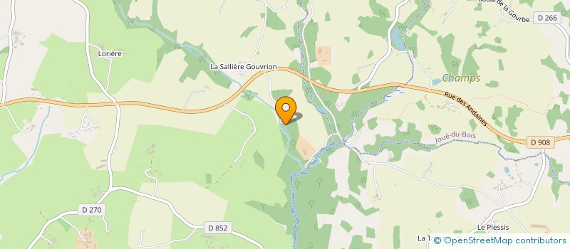 localisation de l'entreprise GROUPEMENT FONCIER RURAL DE LA HENRIERE à LE GRAIS