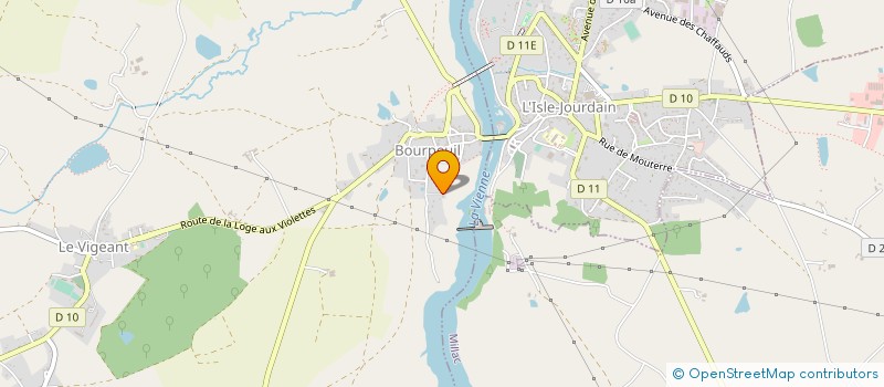 localisation de l'entreprise GROUPEMENT FONCIER RURAL DE LA MATHURINE  LE VIGEANT