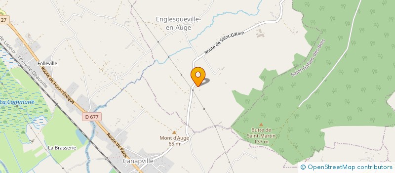 localisation de l'entreprise GROUPEMENT FONCIER RURAL DE LA PERREE  ENGLESQUEVILLE-EN-AUGE