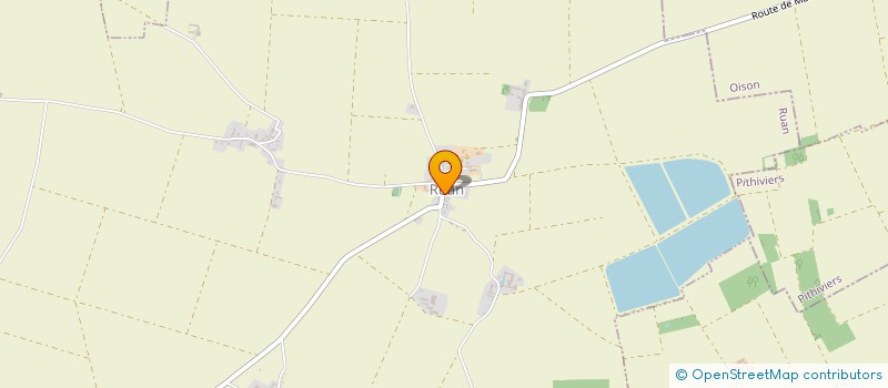 localisation de l'entreprise GROUPEMENT FONCIER RURAL DE LA PIE HARDIE à RUAN
