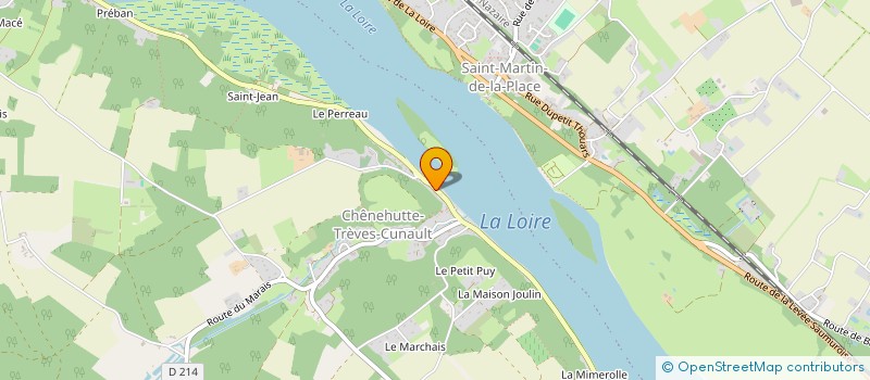 localisation de l'entreprise GROUPEMENT FONCIER RURAL DE LA RAMEE à GENNES-VAL-DE-LOIRE