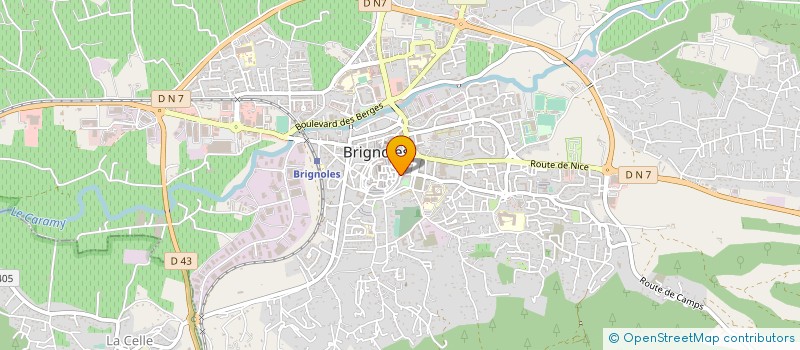 localisation de l'entreprise GROUPEMENT FONCIER RURAL DE LA TOUR D'AIGUES à BRIGNOLES