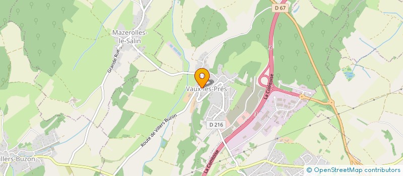 localisation de l'entreprise GROUPEMENT FONCIER RURAL DE LA VIERGE  BUSY