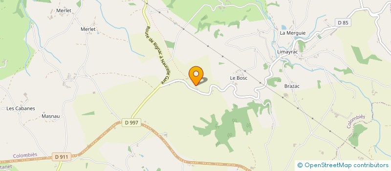 localisation de l'entreprise GROUPEMENT FONCIER RURAL DE LANDEROSE  COLOMBIES