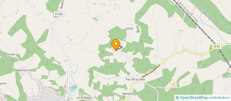 localisation de l'entreprise GROUPEMENT FONCIER RURAL DE LE HOURIE  MIMBASTE