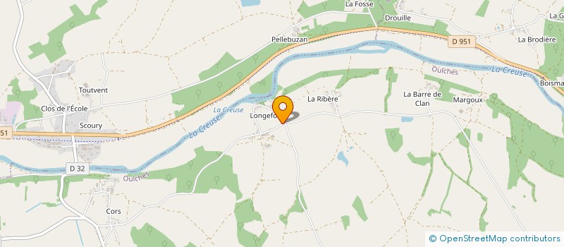 localisation de l'entreprise GROUPEMENT FONCIER RURAL DE LONGEFONT à OULCHES
