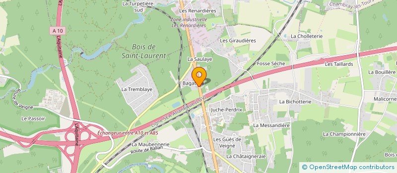 localisation de l'entreprise GROUPEMENT FONCIER RURAL DE MAUVIERES à VEIGNE