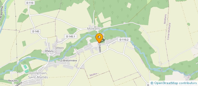 localisation de l'entreprise GROUPEMENT FONCIER RURAL DE MOLEANS à MOLEANS