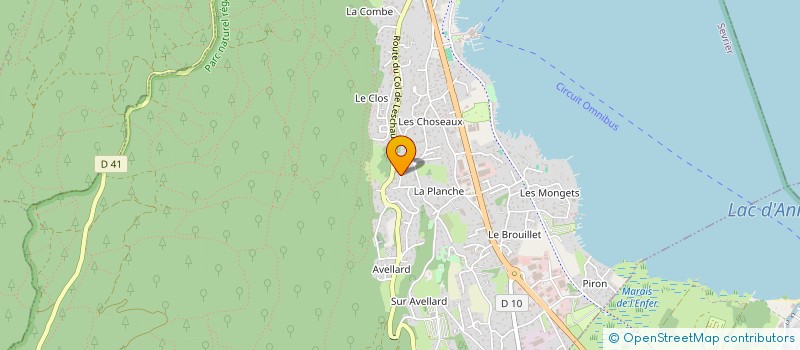 localisation de l'entreprise GROUPEMENT FONCIER RURAL DE NOIRE  SEVRIER