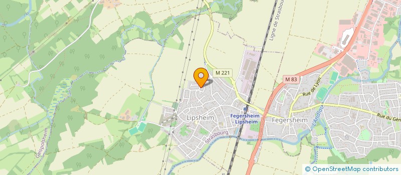 localisation de l'entreprise GROUPEMENT FONCIER RURAL DE P.A.M.E.  LIPSHEIM