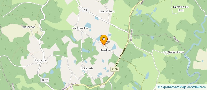 localisation de l'entreprise GROUPEMENT FONCIER RURAL DE SAVALOU à PENSOL