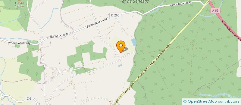 localisation de l'entreprise GROUPEMENT FONCIER RURAL DE SYLJAC  SAINTE GEMME MARTAILLAC