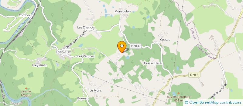 localisation de l'entreprise GROUPEMENT FONCIER RURAL DE TERARBOR VITA  ESTIVAUX