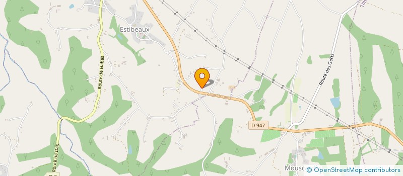 localisation de l'entreprise GROUPEMENT FONCIER RURAL DE TERRE DE CHALOSSE  ESTIBEAUX