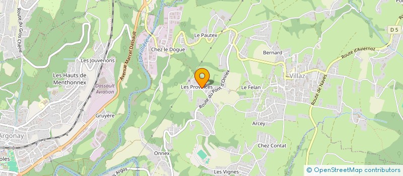 localisation de l'entreprise GROUPEMENT FONCIER RURAL DEBRAY  VILLAZ