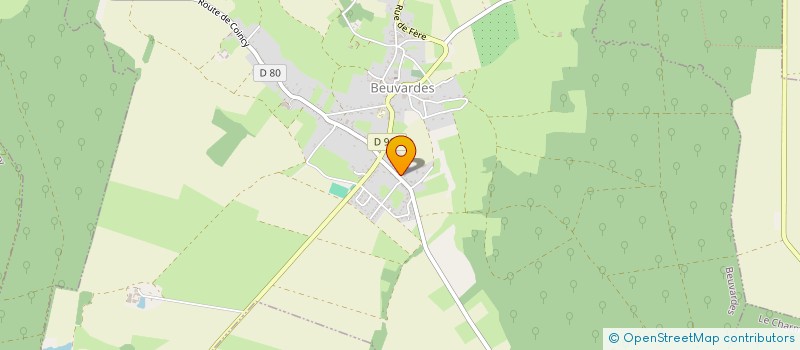 localisation de l'entreprise GROUPEMENT FONCIER RURAL DES 22 ARPENTS  BEUVARDES