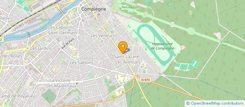 localisation de l'entreprise GROUPEMENT FONCIER RURAL DES ALICOURTS  COMPIEGNE