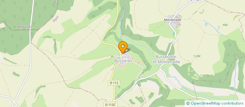 localisation de l'entreprise GROUPEMENT FONCIER RURAL DES APIDES  BUSSIERES