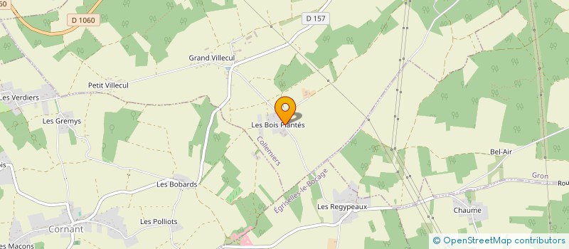 localisation de l'entreprise GROUPEMENT FONCIER RURAL DES DAUGES  COLLEMIERS