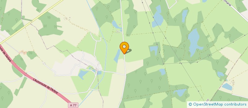 localisation de l'entreprise GROUPEMENT FONCIER RURAL DES ETANGS DE LA JARDINIERE à OUZOUER-SUR-TREZEE