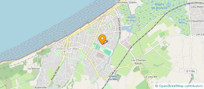 localisation de l'entreprise GROUPEMENT FONCIER RURAL DES GENETS  VILLERS-SUR-MER