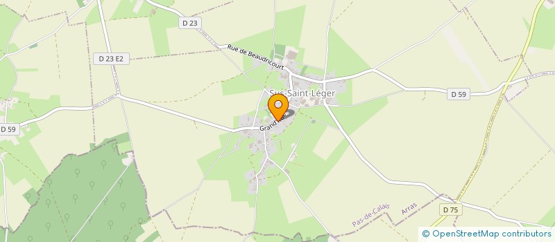 localisation de l'entreprise GROUPEMENT FONCIER RURAL DU BOIS CARRE  SUS-SAINT-LEGER