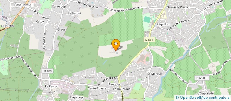 localisation de l'entreprise GROUPEMENT FONCIER RURAL DU CHATEAU D'OLIVIER  LEOGNAN