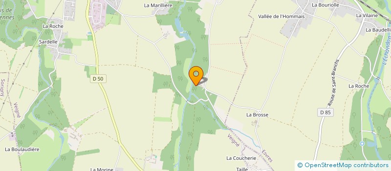 localisation de l'entreprise GROUPEMENT FONCIER RURAL DU DOMAINE DE TAFFFONNEAU à VEIGNE