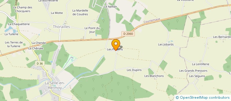 localisation de l'entreprise GROUPEMENT FONCIER RURAL DU DOMAINE DU PIN à MERINVILLE