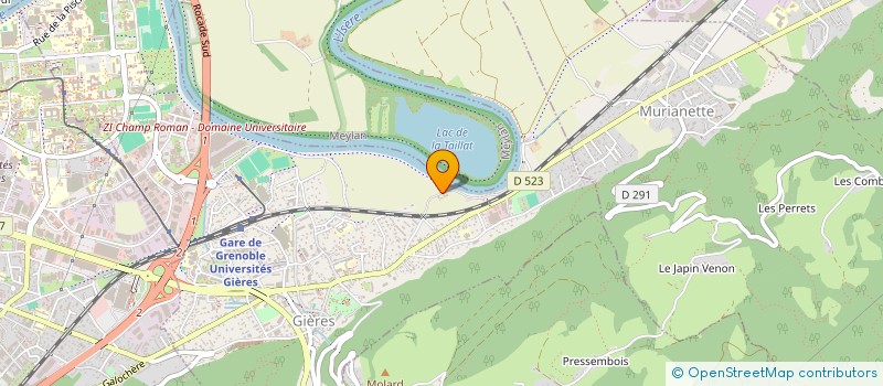 localisation de l'entreprise GROUPEMENT FONCIER RURAL DU GRAND BACON  GIERES