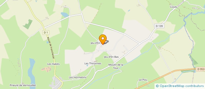 localisation de l'entreprise GROUPEMENT FONCIER RURAL DU GRAND MONCEAU  BOURBON L'ARCHAMBAULT