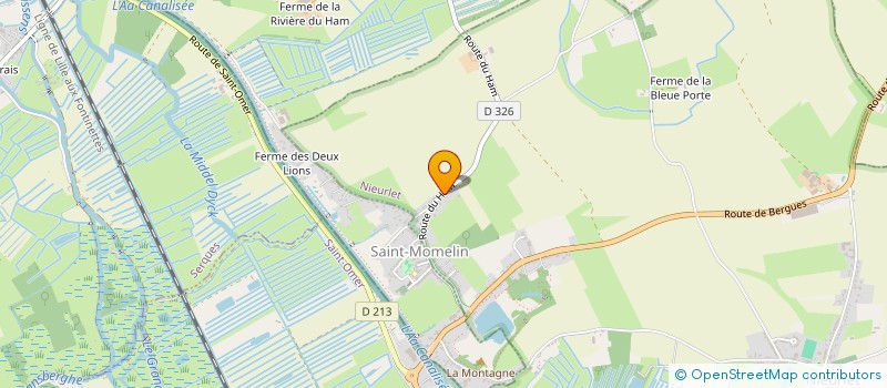 localisation de l'entreprise GROUPEMENT FONCIER RURAL DU HAM  SAINT-MOMELIN