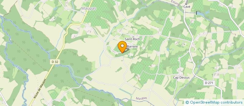 localisation de l'entreprise GROUPEMENT FONCIER RURAL DU JOY  MAULEON D'ARMAGNAC