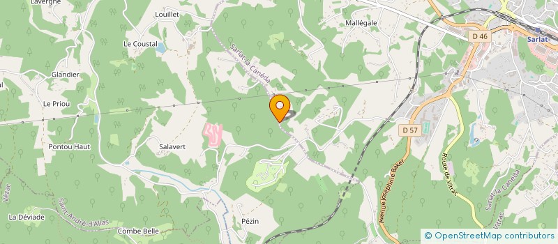 localisation de l'entreprise GROUPEMENT FONCIER RURAL DU LAC NOIR à SARLAT-LA-CANEDA