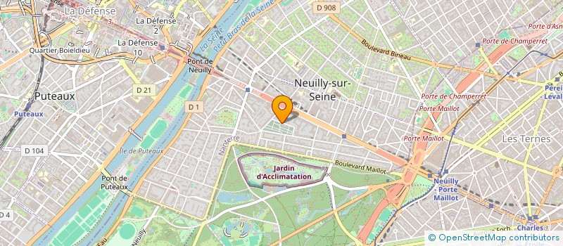 localisation de l'entreprise GROUPEMENT FONCIER RURAL DU MEDIC à NEUILLY-SUR-SEINE