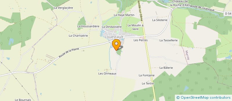 localisation de l'entreprise GROUPEMENT FONCIER RURAL DU NERPRUN  BEAUMONT-LOUESTAULT