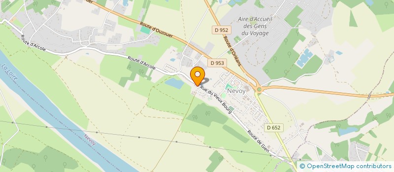 localisation de l'entreprise GROUPEMENT FONCIER RURAL DU ROZOIR à NEVOY