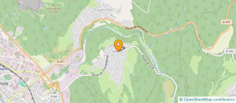 localisation de l'entreprise GROUPEMENT FONCIER RURAL DU VIRALET  VERS-EN-MONTAGNE