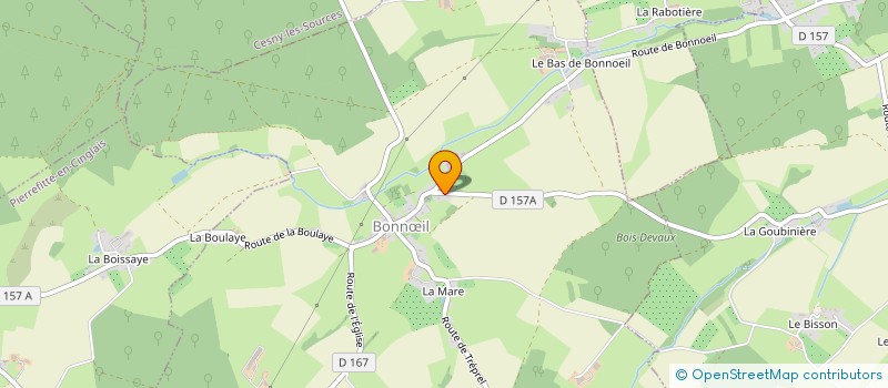 localisation de l'entreprise GROUPEMENT FONCIER RURAL EFAC  SAINT-GERMAIN-LANGOT