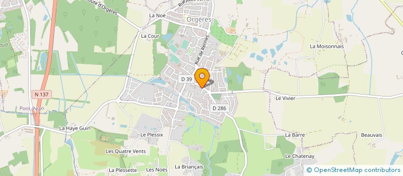 localisation de l'entreprise GROUPEMENT FONCIER RURAL EMERAUDE  BOURGBARRE