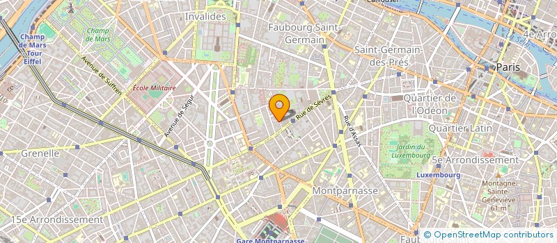 localisation de l'entreprise GROUPEMENT FONCIER RURAL FAMILIAL MARTIMONT  PARIS