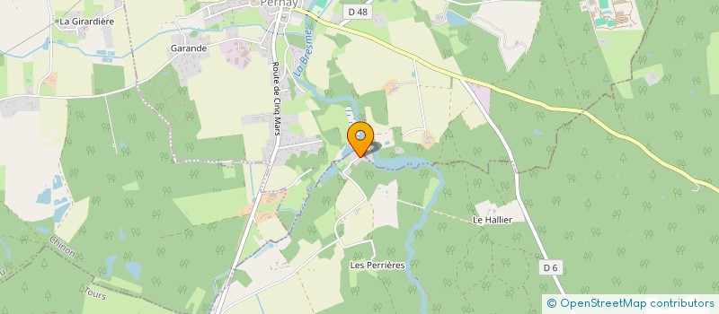 localisation de l'entreprise GROUPEMENT FONCIER RURAL GFR DU GRAND MOULIN  LUYNES