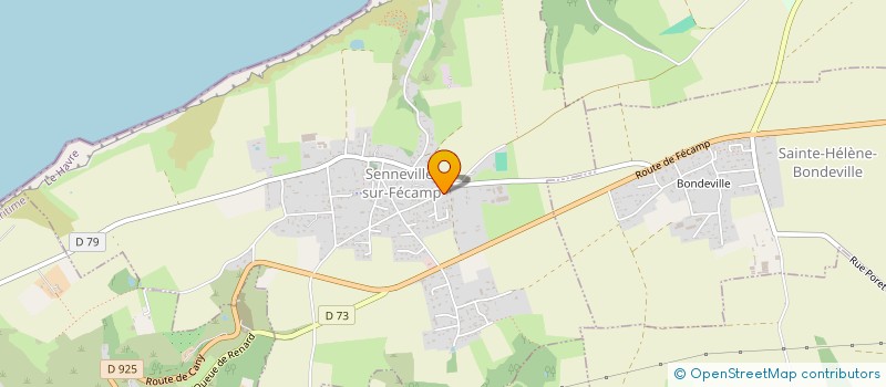 localisation de l'entreprise GROUPEMENT FONCIER RURAL LES BOIS DE LA BERGERIE à SENNEVILLE-SUR-FECAMP