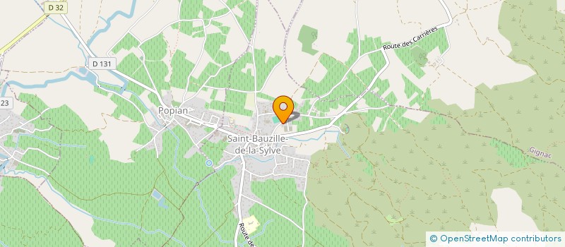 localisation de l'entreprise GROUPEMENT FONCIER RURAL LES BRUXES  SAINT-PARGOIRE