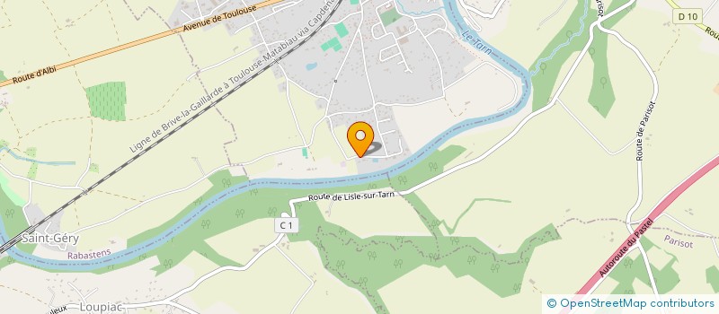 localisation de l'entreprise GROUPEMENT FONCIER RURAL LES COURNALIERE à LISLE-SUR-TARN