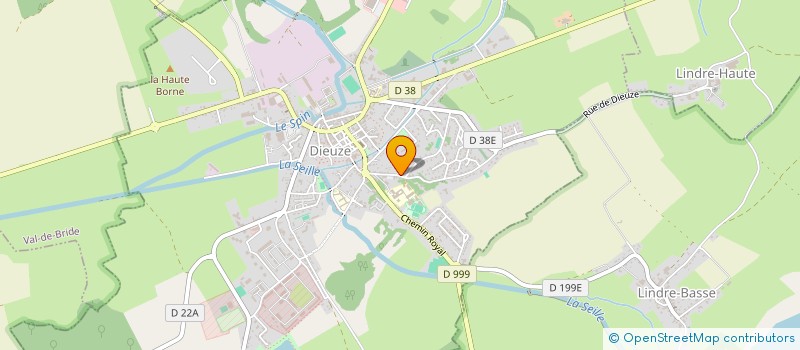 localisation de l'entreprise GROUPEMENT FONCIER RURAL LES GISSIERES à DIEUZE