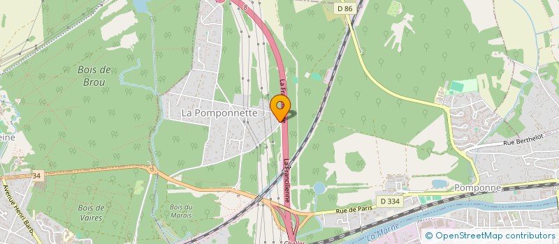 localisation de l'entreprise GROUPEMENT FONCIER RURAL PEREIRA  MITRY-MORY