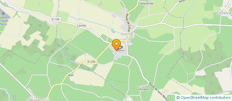 localisation de l'entreprise GROUPEMENT FONCIER RURAL PONTON AMECOURT  SAUVETERRE-DE-GUYENNE