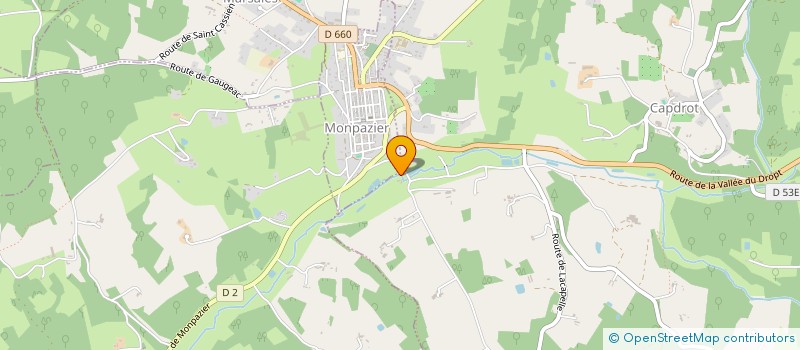 localisation de l'entreprise GROUPEMENT FONCIER RURAL RIVIERE  CAPDROT